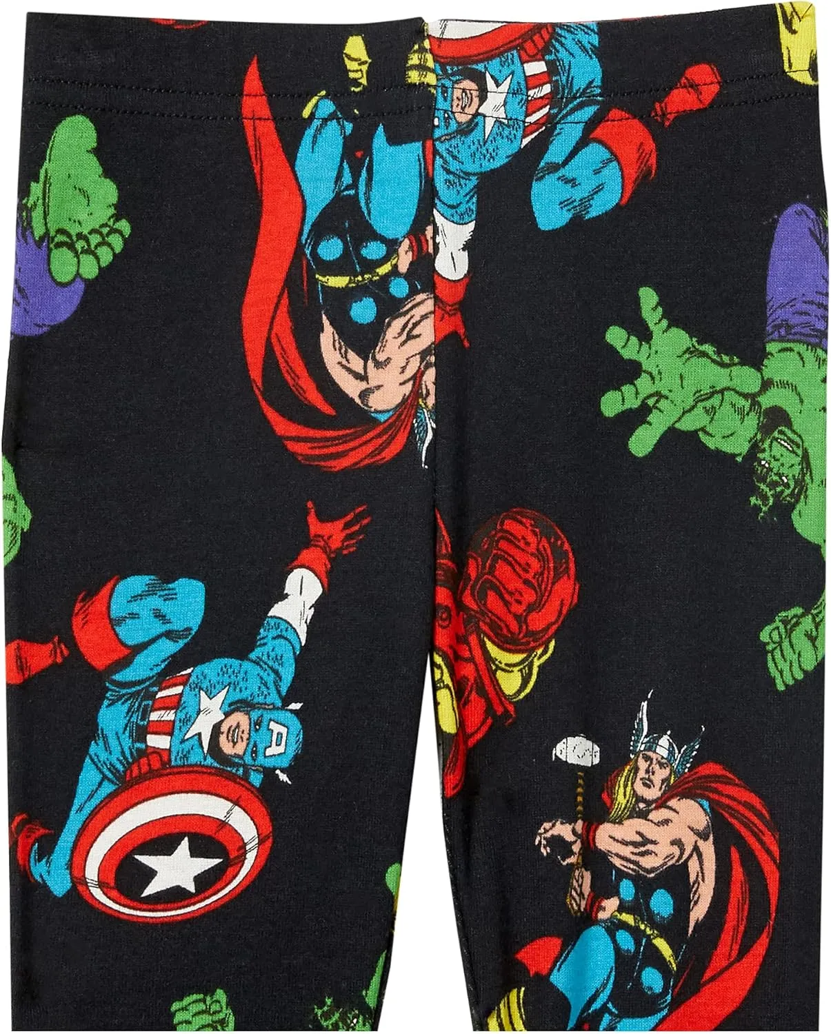 Amazon Essentials Marvel Boys and Toddlers' Snug-Fit Pajama Sleep Sets, 3-Piece