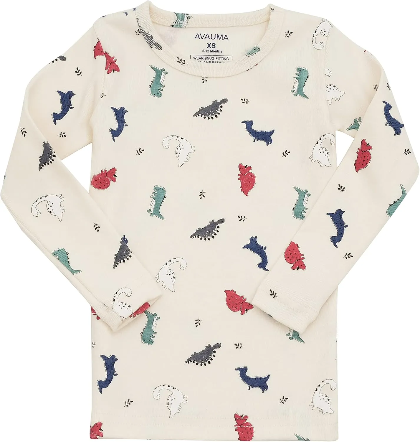 AVAUMA Baby Boys Girls Pajama Set 6M-8T Kids Cute Toddler Snug fit Pjs Cotton Sleepwear
