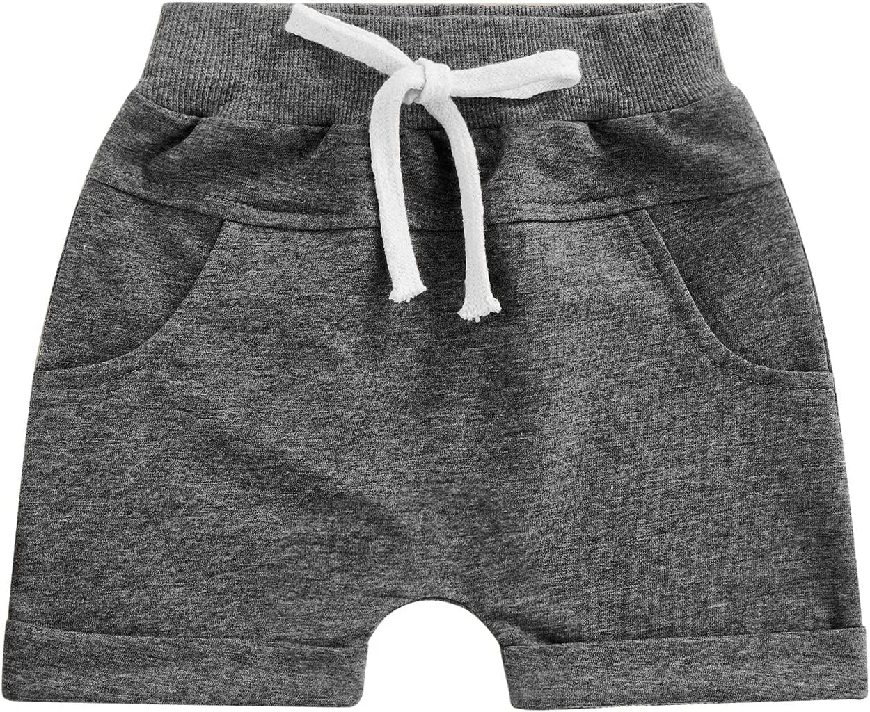 Bagilaanoe Toddler Baby Boy Shorts Summer Solid Plain Shorts Bloomers Casual Elastic Waist Jogger Shorts Bottoms