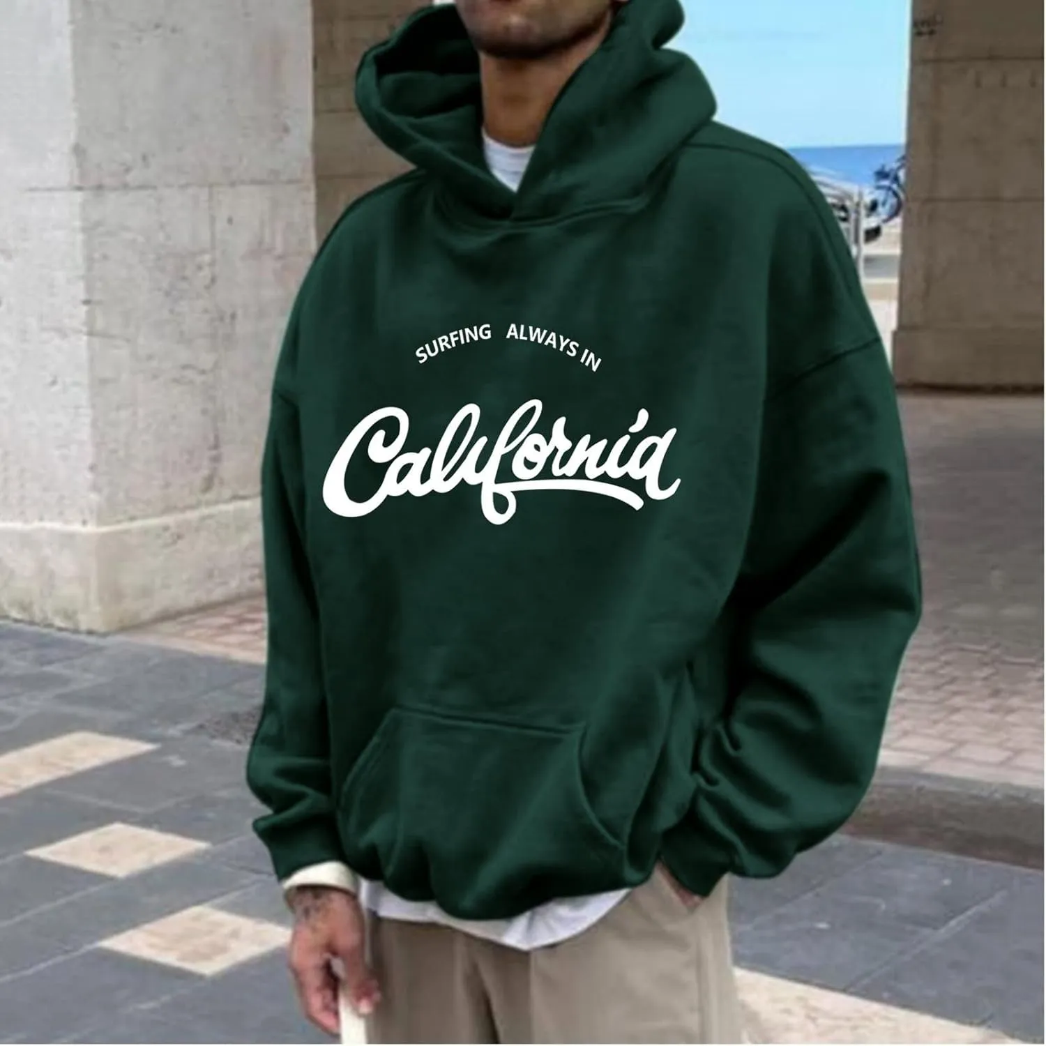 Big And Tall Hoodies For Men Loose Solid Hooded Sweater Top Mens Pullover Hoodie Buzos Para Mens Light Buzos Para
