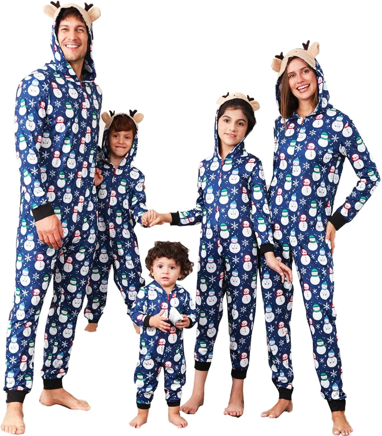 Christmas Pajamas,Family Christmas Pjs Matching Sets Holiday Jammies Letter Print Top and Plaid Pants Xmas Sleepwear