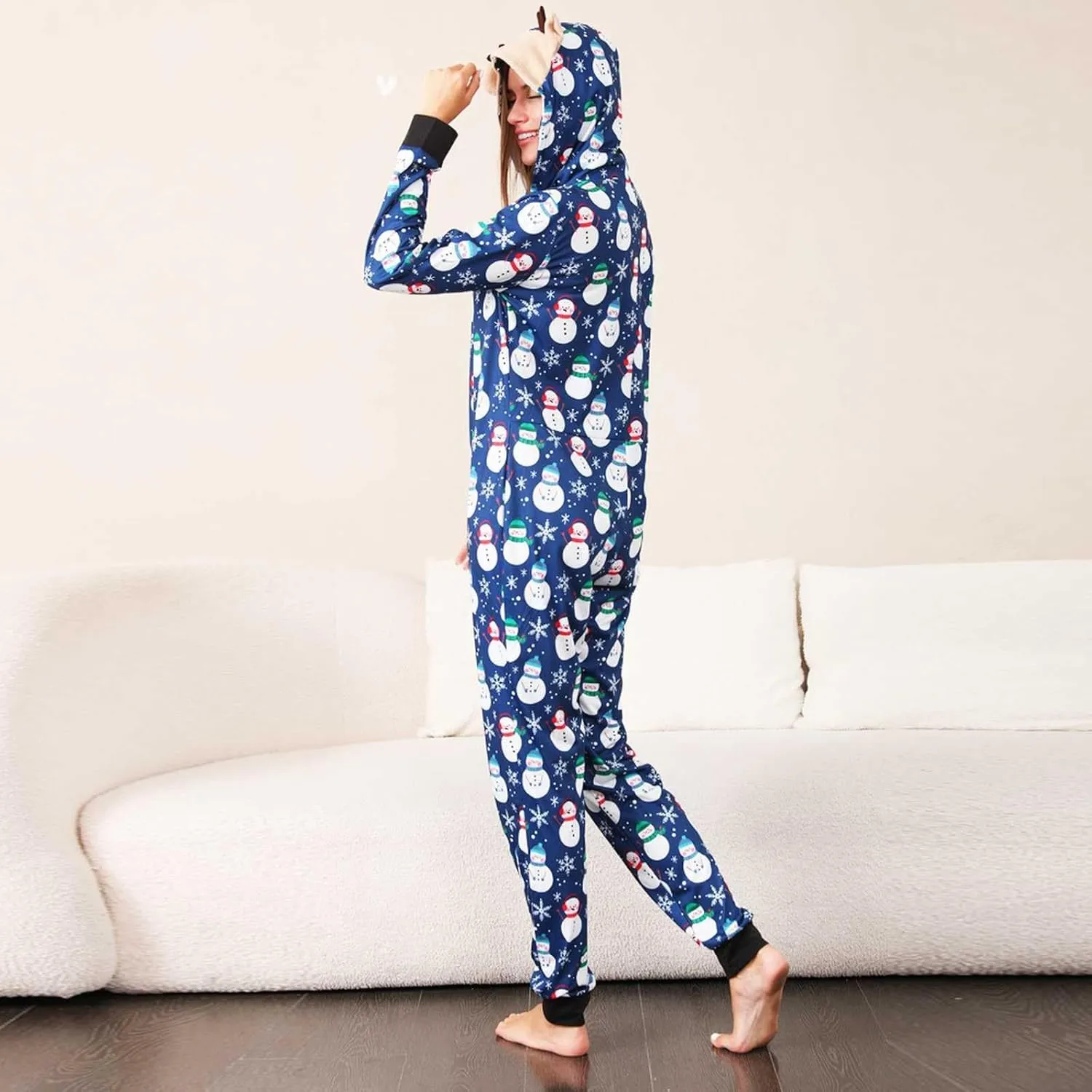 Christmas Pajamas,Family Christmas Pjs Matching Sets Holiday Jammies Letter Print Top and Plaid Pants Xmas Sleepwear