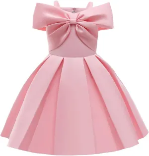 Cichic Elegant Girls Dress Special Occasion Satin Gowns for 2-10Years Kid