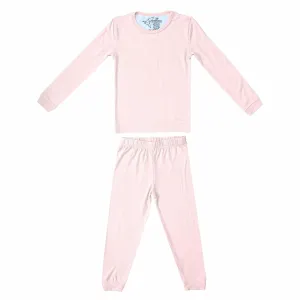 Copper Pearl Two Piece Long Sleeve Toddler Pajamas PJ Sets for Boys and Girls - Adorable Pattern Pajamas, Breathable Fabric to Keep Cool While Sleeping, Sizes 12 Months to 5T - Blush