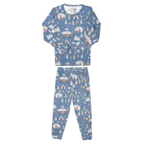Copper Pearl Two Piece Long Sleeve Toddler Pajamas PJ Sets for Boys and Girls - Adorable Pattern Pajamas, Breathable Fabric to Keep Cool While Sleeping, Sizes 12 Months to 5T - Bridger