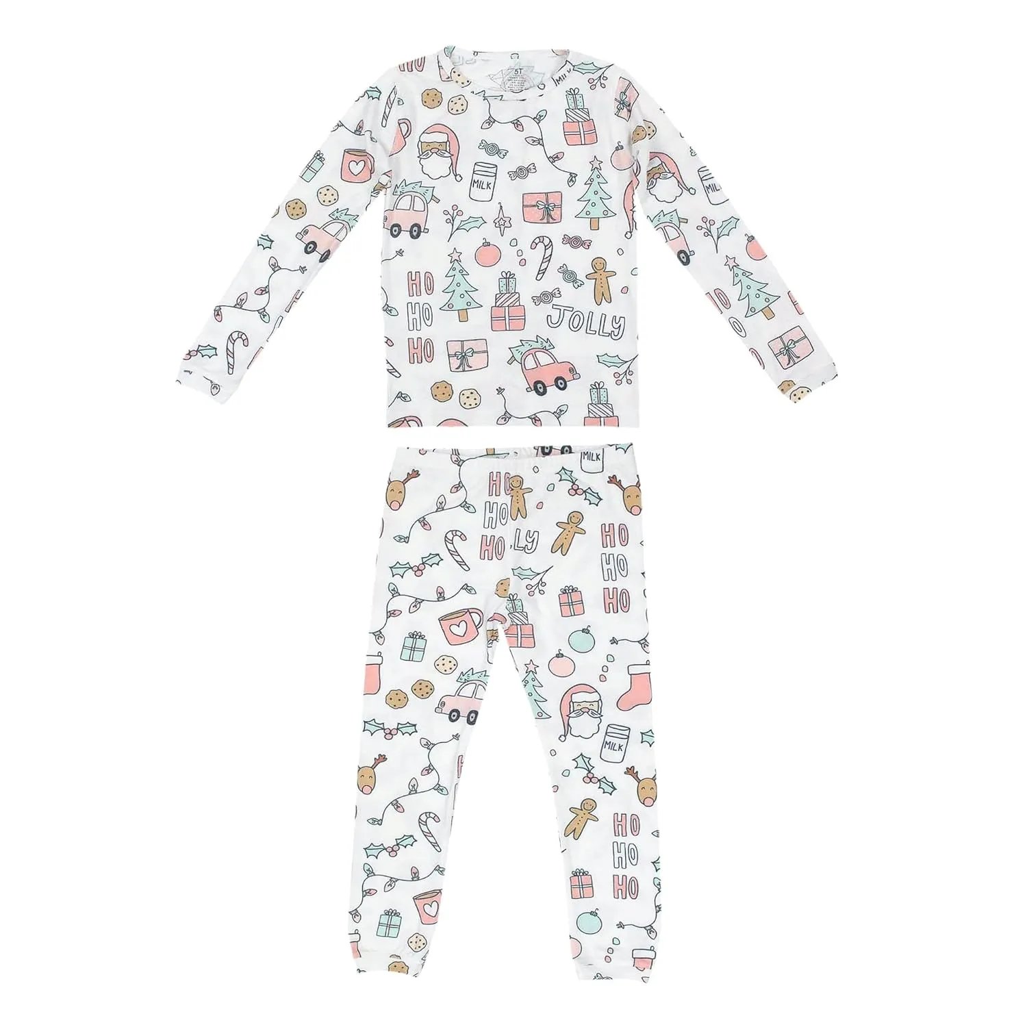 Copper Pearl Two Piece Long Sleeve Toddler Pajamas PJ Sets for Boys and Girls - Adorable Pattern Pajamas, Breathable Fabric to Keep Cool While Sleeping, Sizes 12 Months to 5T - Cindy
