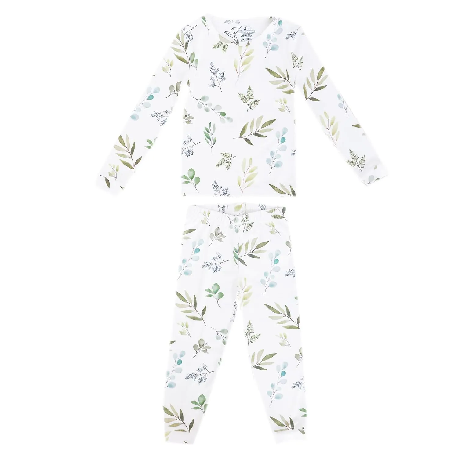 Copper Pearl Two Piece Long Sleeve Toddler Pajamas PJ Sets for Boys and Girls - Adorable Pattern Pajamas, Breathable Fabric to Keep Cool While Sleeping, Sizes 12 Months to 5T - Haven