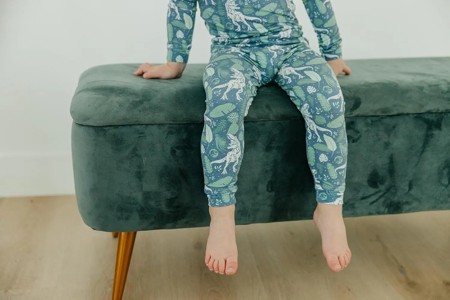 Copper Pearl Two Piece Long Sleeve Toddler Pajamas PJ Sets for Boys and Girls - Adorable Pattern Pajamas, Breathable Fabric to Keep Cool While Sleeping, Sizes 12 Months to 5T - Jurassic Park