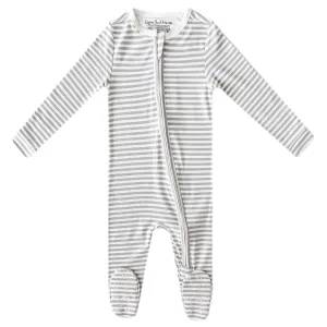 Copper Pearl Zip-Up Footie Baby Pajamas: Ultra-Soft Boys Pajamas and Girls Pajamas, Premium Knit Fabric in Stylish Prints, Tag-Free with Two-Way Zipper, Sized Newborn to 24 Months, Everest