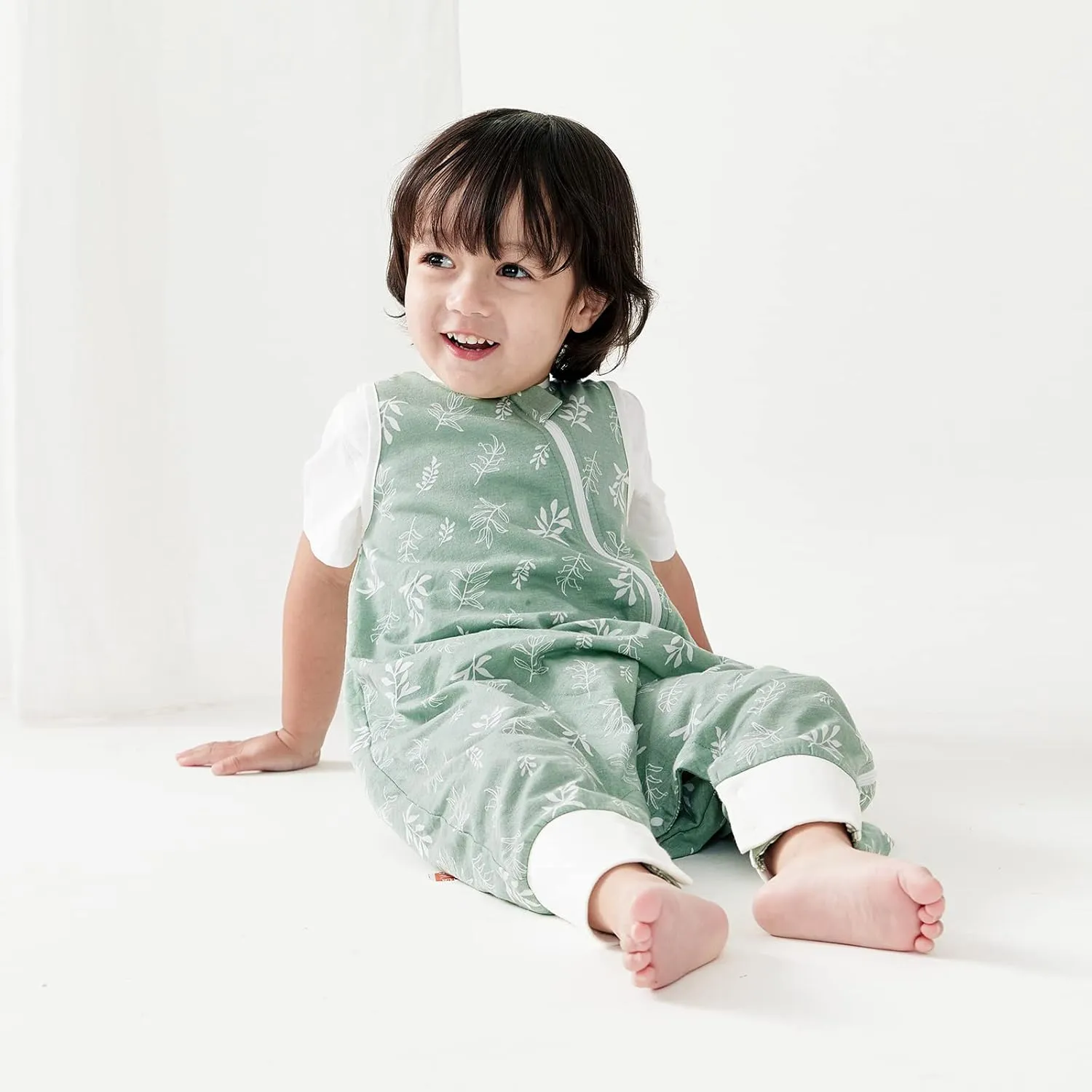 Duomiaomiao 2 Pack 0.5 TOG Toddler Sleep Sack 24-36 Months 100% Cotton Lightweight Baby Sleep Sack with Feet, Breathable Comfy Toddler Wearable Blanket
