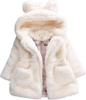 EISHOW Kids Boys Warm Thick Jackets Hooded Cotton Fleece Parka Coat Children Winter Zipper Outerwear