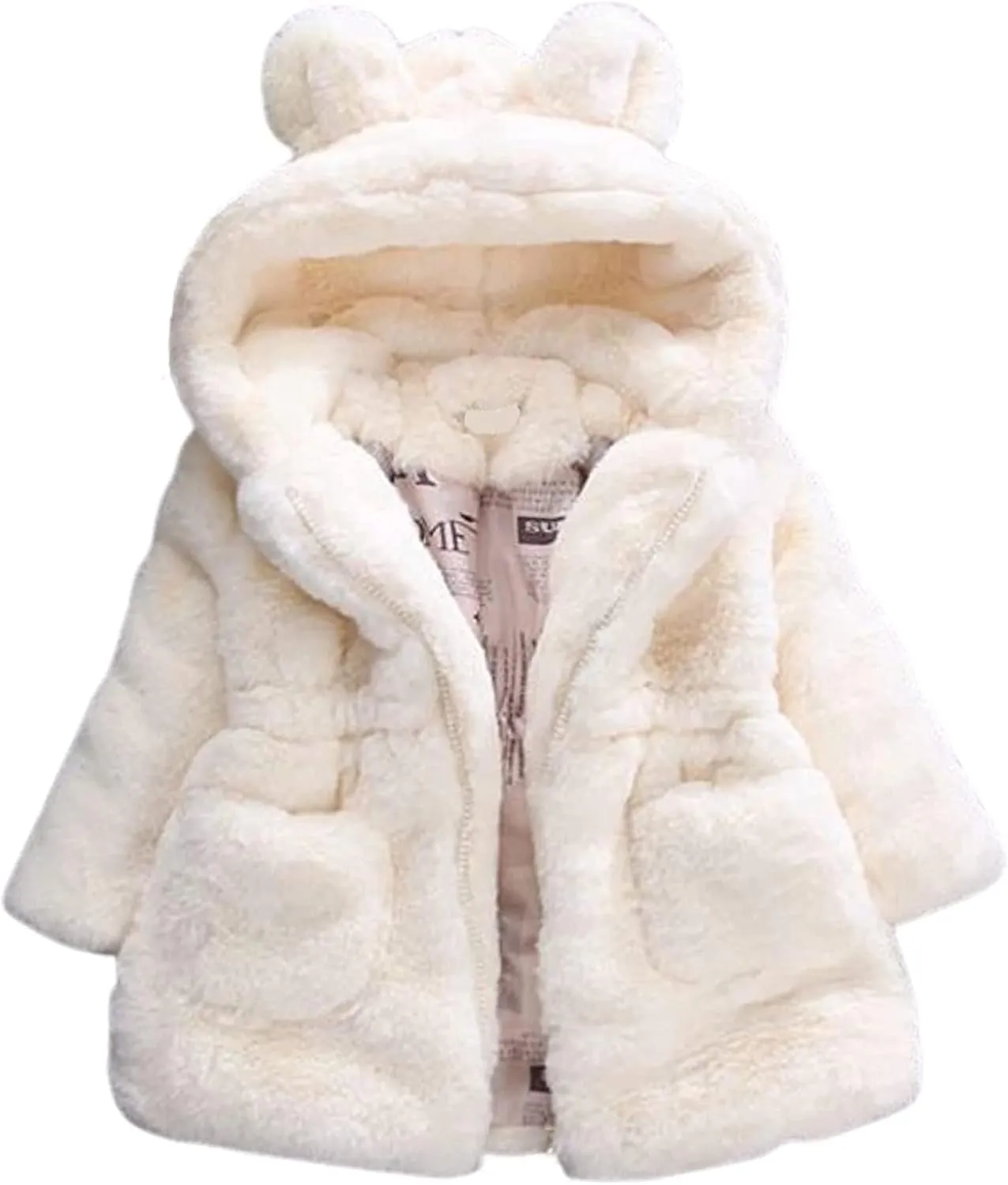 EISHOW Kids Boys Warm Thick Jackets Hooded Cotton Fleece Parka Coat Children Winter Zipper Outerwear