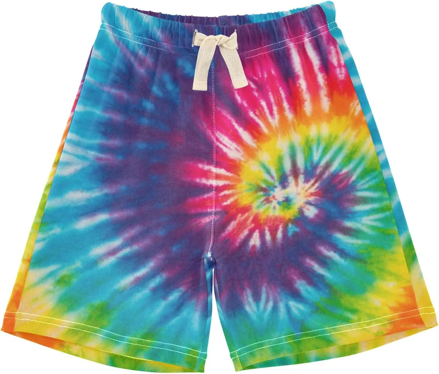 Fisyme Baby Boys Shorts Elastic Waist Cotton Casual Athletic Shorts Toddler Kids Pants 2T-5T