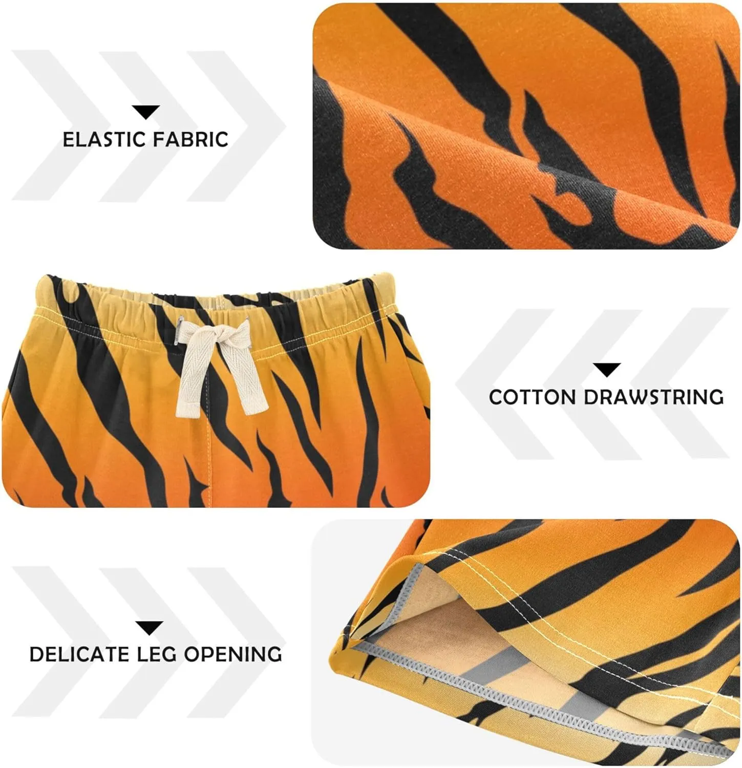 Fisyme Baby Boys Shorts Elastic Waist Cotton Casual Athletic Shorts Toddler Kids Pants 2T-5T