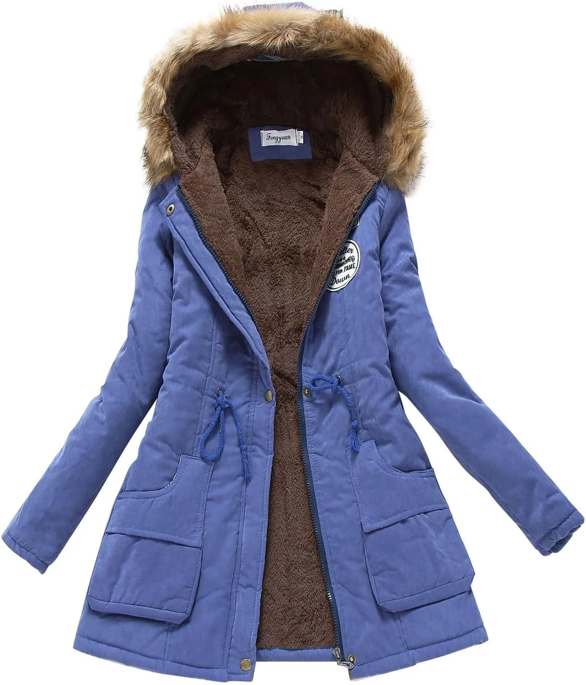 Fleece Jacket Women Long Sleeve Thick Warm Hooded Cardigan Coat Oversized Fluffy Outerwear Women Coats