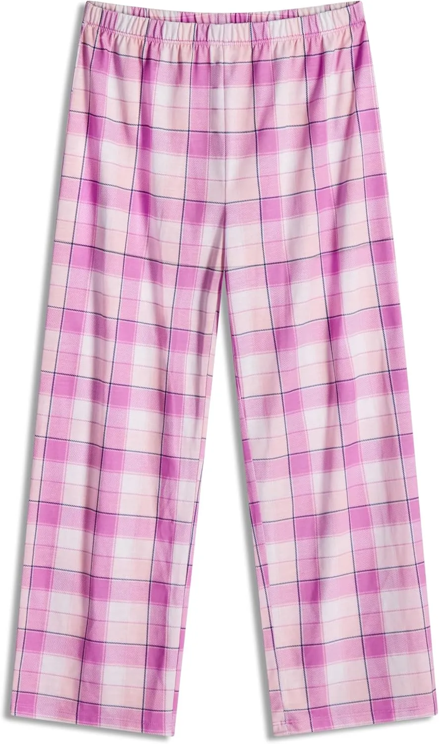 Girls Pajamas Set - 3-Piece PJs Set, Tee, Pants & Shorts, Soft Girls’ Sleepwear, Teen Kids Pajamas, Sizes 5-16