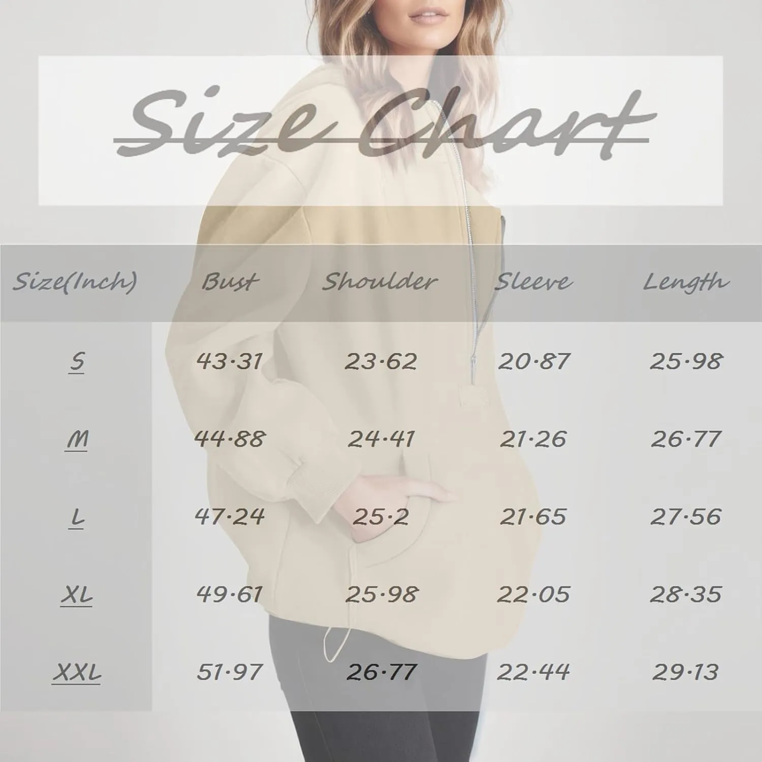 Half Zip Hoodies for Women Trendy Fleece Long Sleeve Oversized Sweatshirt Preppy Cute Pullover Sweaters with Pockets