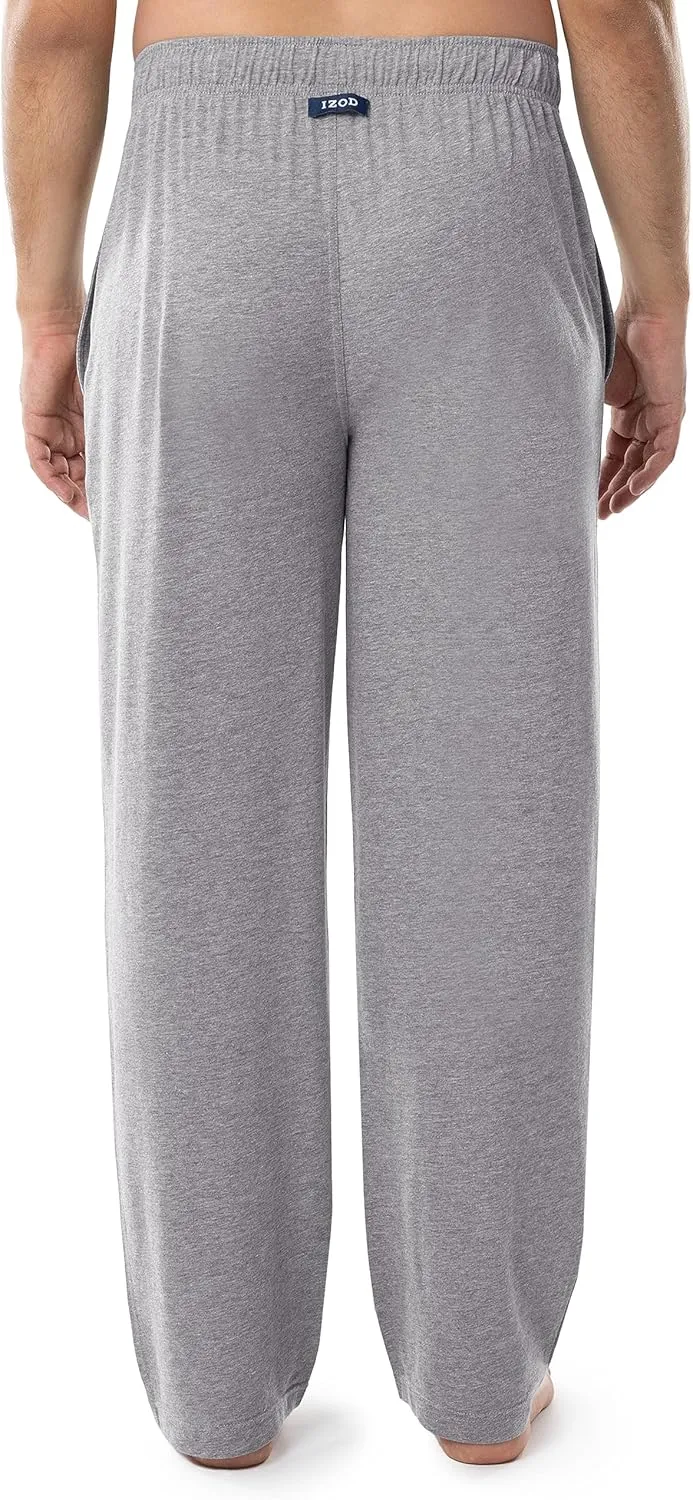 IZOD mens Jersey Knit Sleep Pant