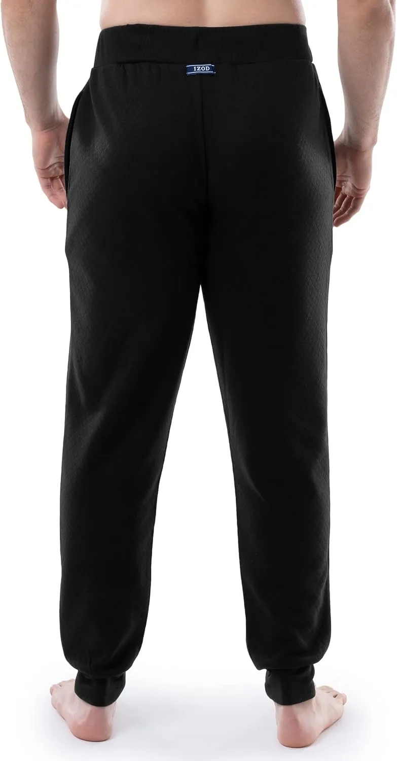 IZOD Men's Quilted Knit Sleep Jogger Pant