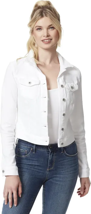Jessica Simpson Womens Plus Denim Stretch Denim Jacket