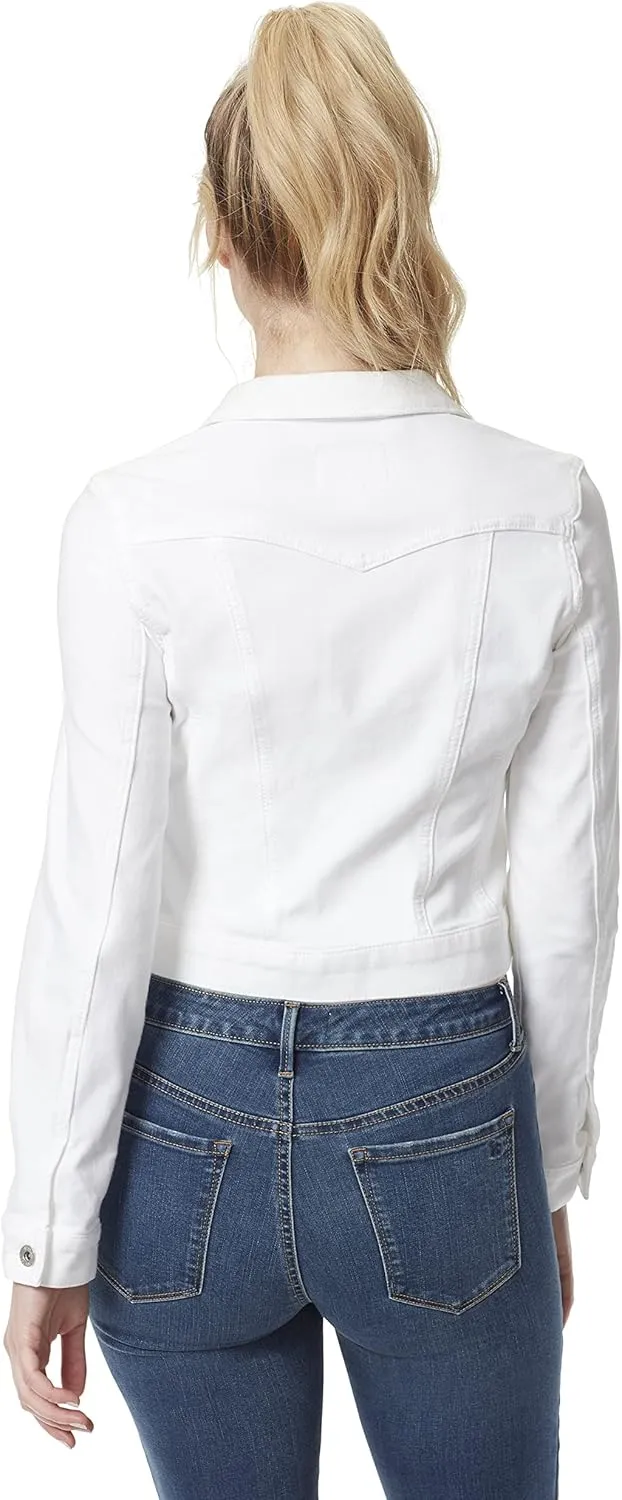 Jessica Simpson Womens Plus Denim Stretch Denim Jacket
