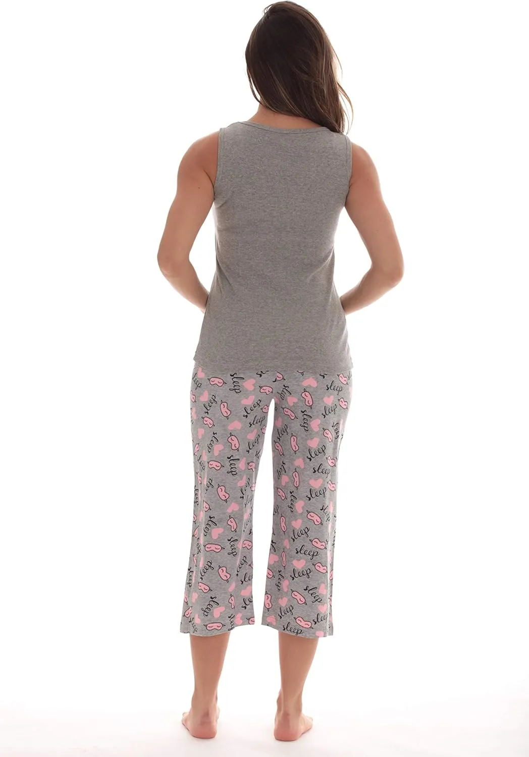 Just Love Womens Pajamas Cotton Capri Set