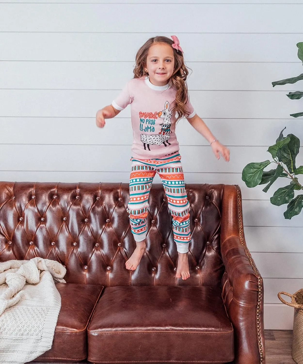 Lazy One Short-Sleeve Pajamas Sets for Girls and Boys, Kids' Soft, Animal PJs, Lake Pajamas