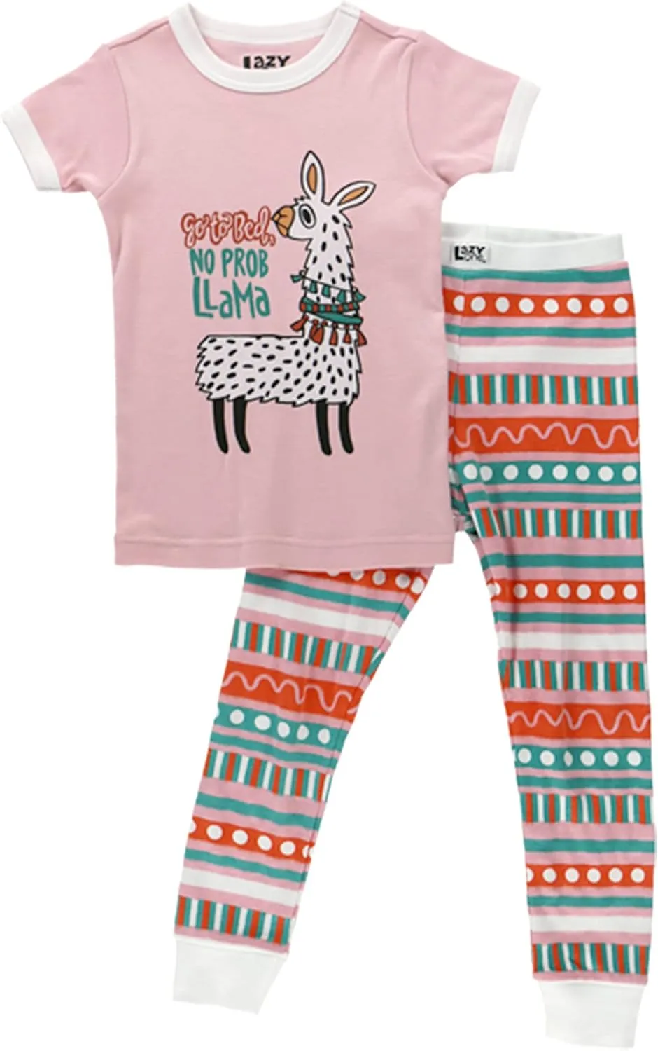 Lazy One Short-Sleeve Pajamas Sets for Girls and Boys, Kids' Soft, Animal PJs, Lake Pajamas
