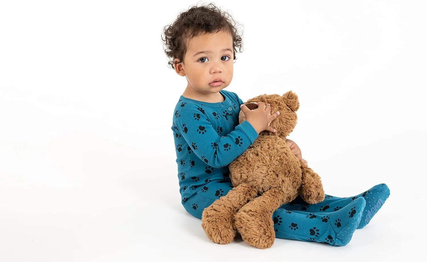 Leveret Kids Pajamas Baby Boys Girls Footed Pajamas Sleeper 100% Cotton (Size 6-12 Months-5 Toddler)