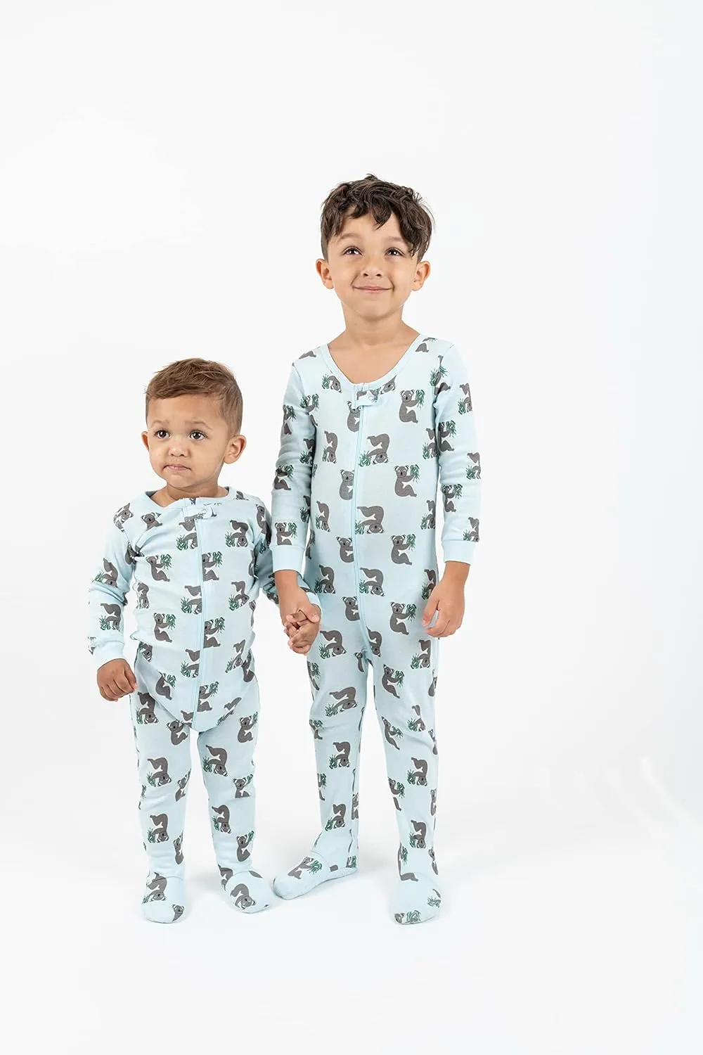 Leveret Kids Pajamas Baby Boys Girls Footed Pajamas Sleeper 100% Cotton (Size 6-12 Months-5 Toddler)