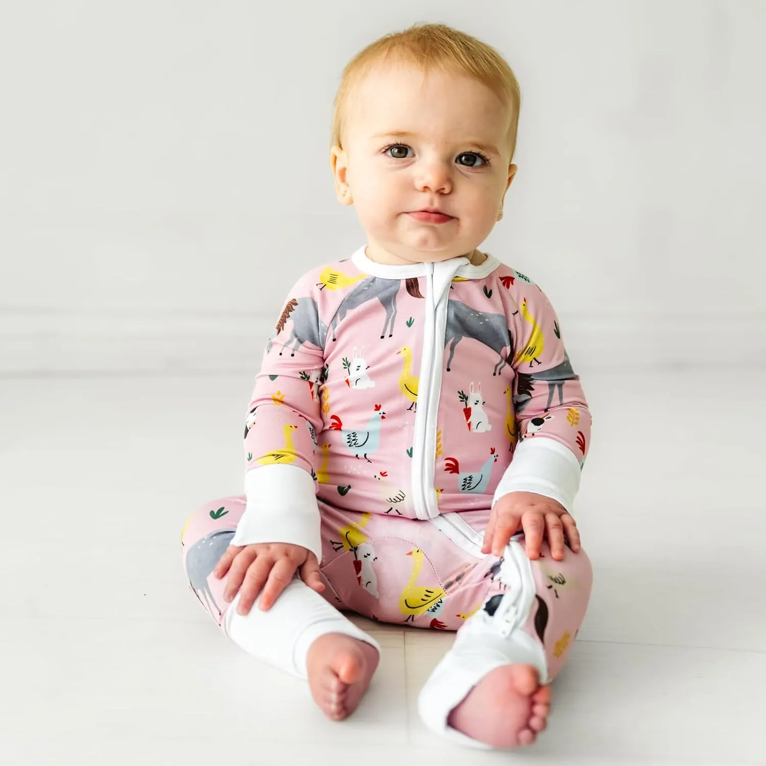 Little Sleepies Pajamas for Baby Boys & Girls, Viscose from Bamboo Baby Pajamas, Snug Baby Sleeper, Toddler PJs, 2-Way Zipper
