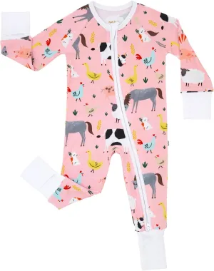 Little Sleepies Pajamas for Baby Boys & Girls, Viscose from Bamboo Baby Pajamas, Snug Baby Sleeper, Toddler PJs, 2-Way Zipper