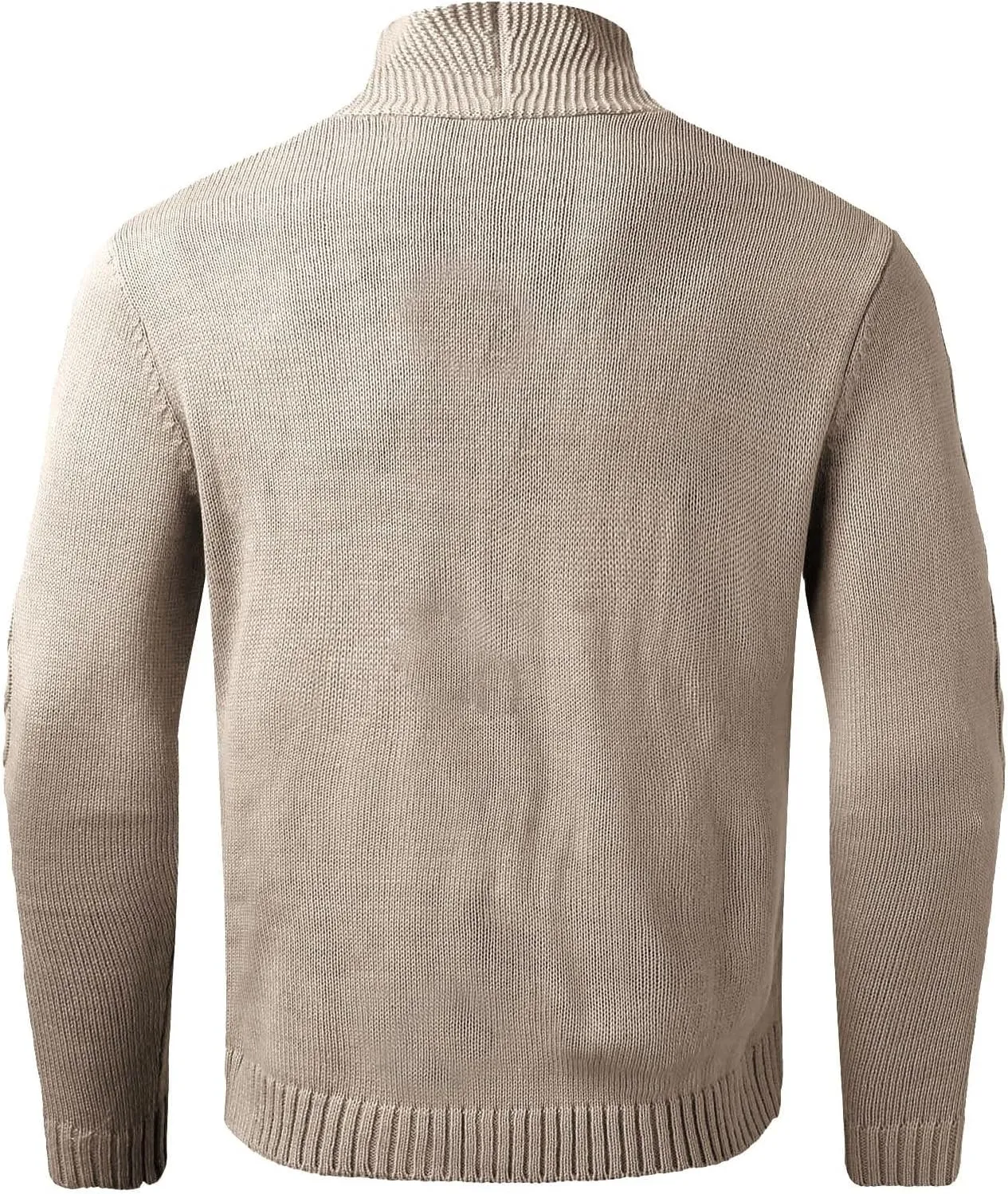 Mens Cable Knit Cardigan Sweater Plus Size Warm Button Down Twisted Jumper Fashion Shawl Collar Chunky Knitted Jacket