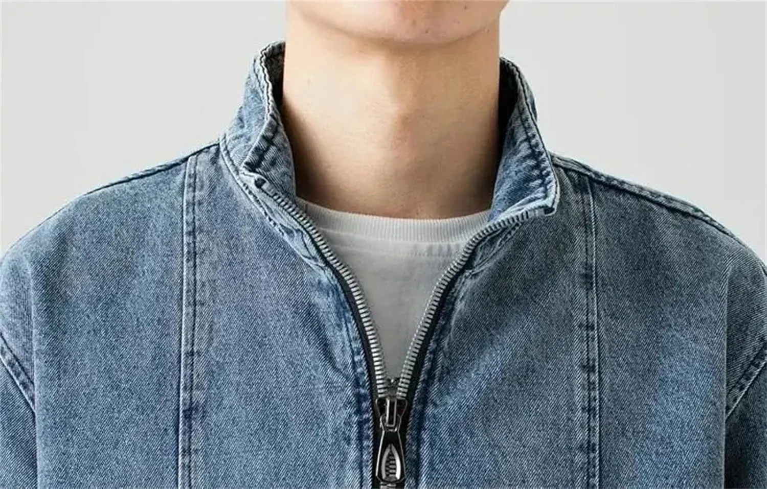 Men's Denim Jacket Biker Jean Coats Winter Men Fashion Motorcycle Denim Jacket