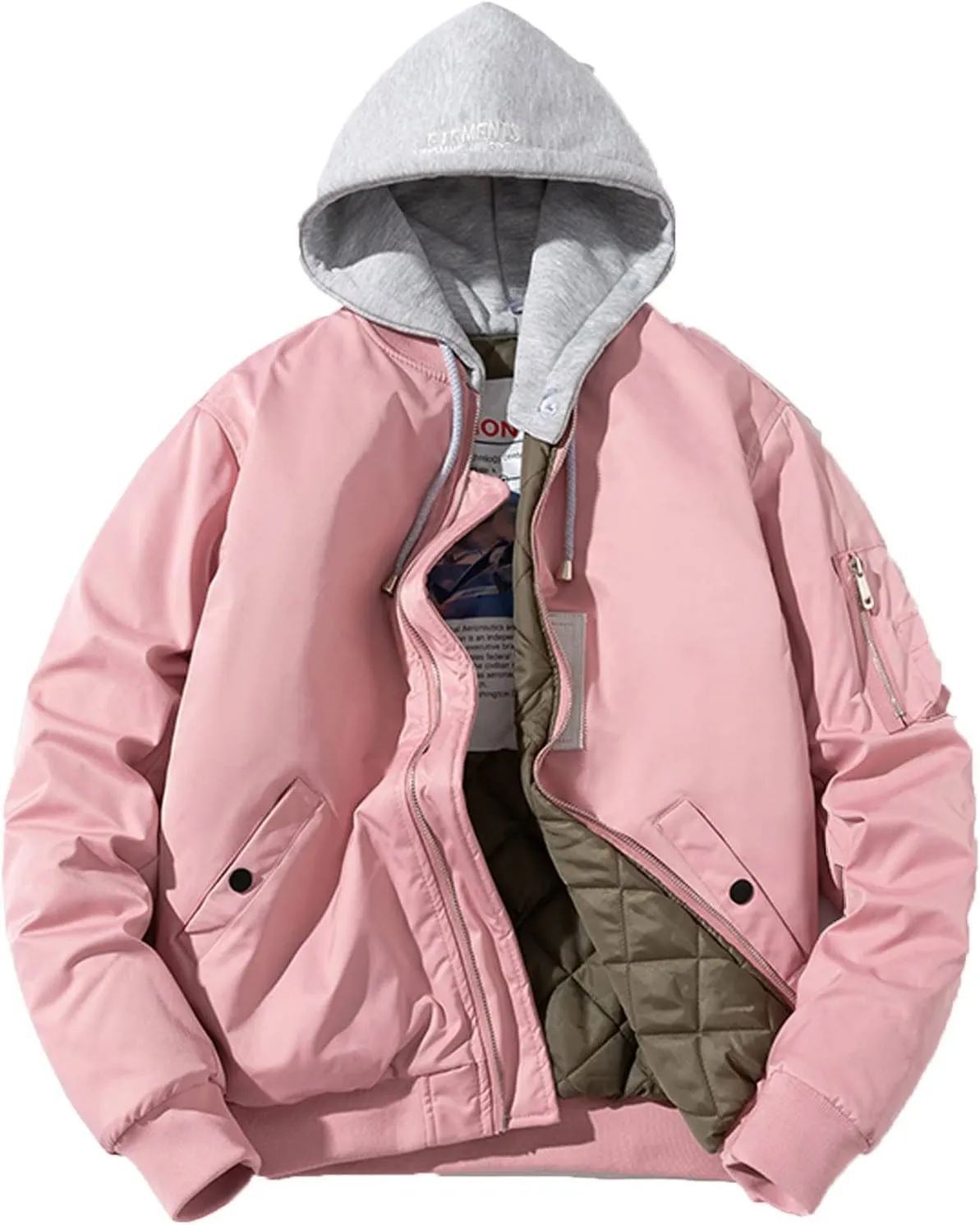Mens Hooded Puffer Jacket Winter Plus Size Down Coat Outwear Thick Warm Padded Snow Coat Parkas Outdoor Puffy Jacket