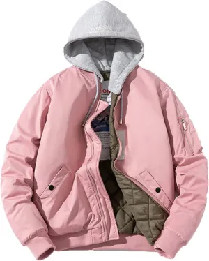 Mens Hooded Puffer Jacket Winter Plus Size Down Coat Outwear Thick Warm Padded Snow Coat Parkas Outdoor Puffy Jacket