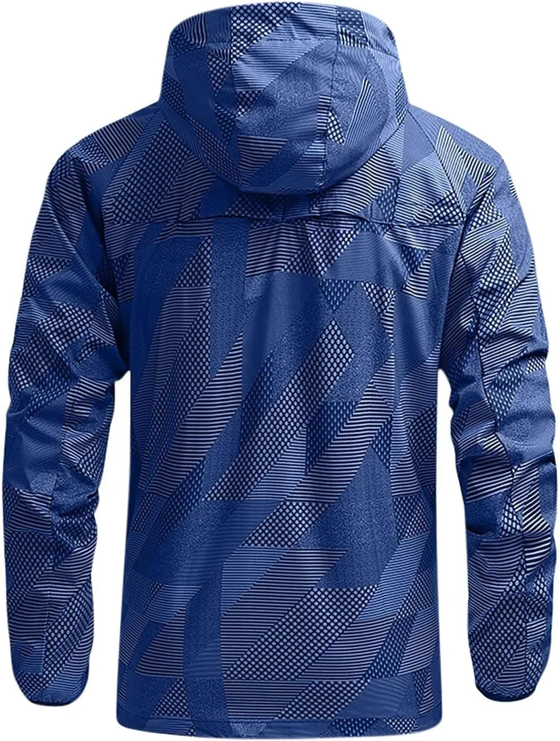 Mens Lightweight Softshell Jacket Windproof Water Resistant Hooded Hiking Travel Outwear Full Zip Windbreaker Jackets