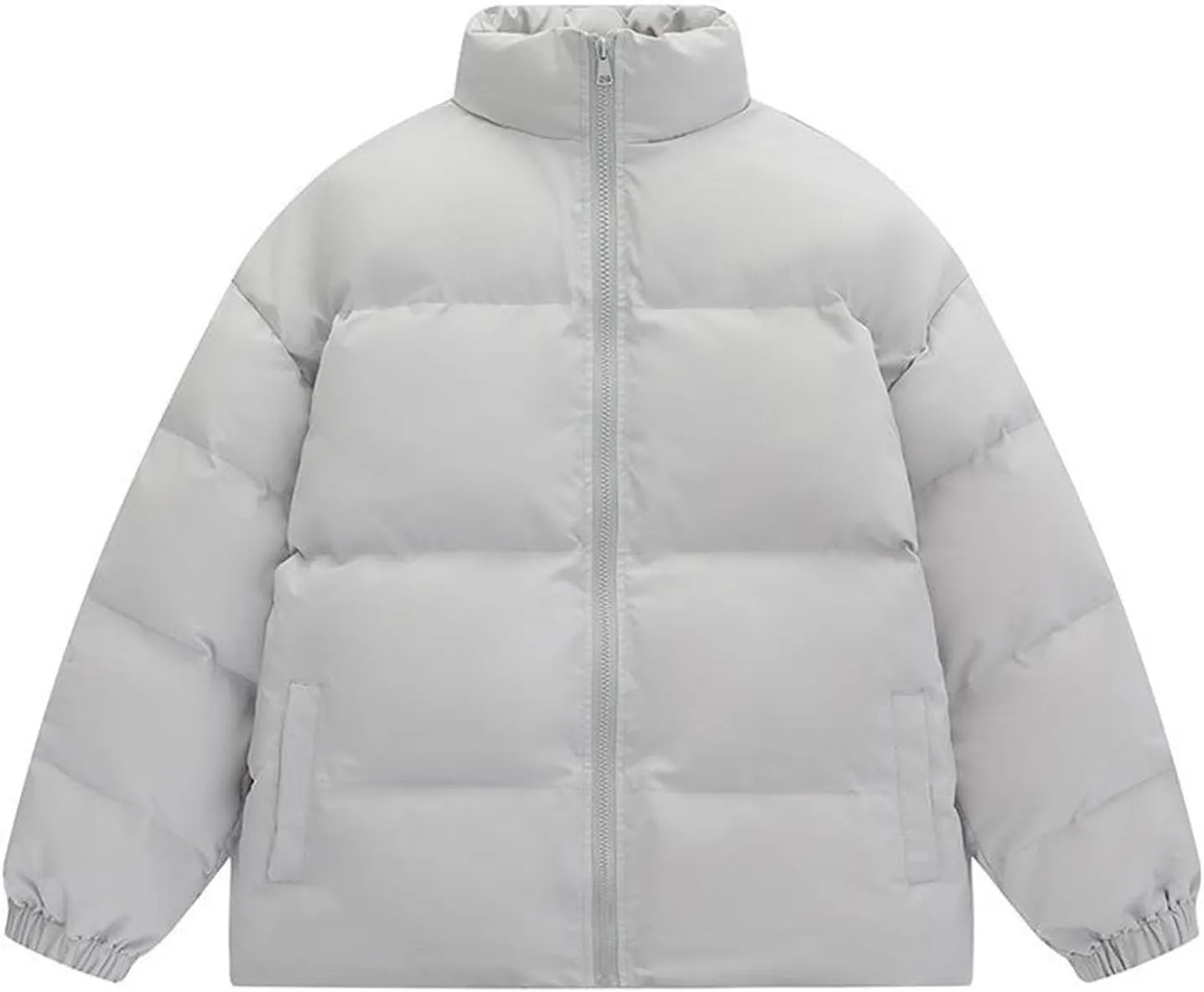 Mens Oversized Puffer Jacket Winter Warm Windproof Down Coat Parka Insulated Thermal Jacket Fashion Outerwear 2024
