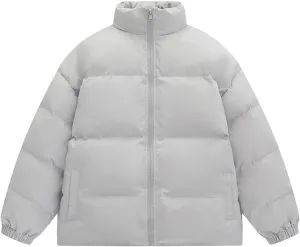 Mens Oversized Puffer Jacket Winter Warm Windproof Down Coat Parka Insulated Thermal Jacket Fashion Outerwear 2024