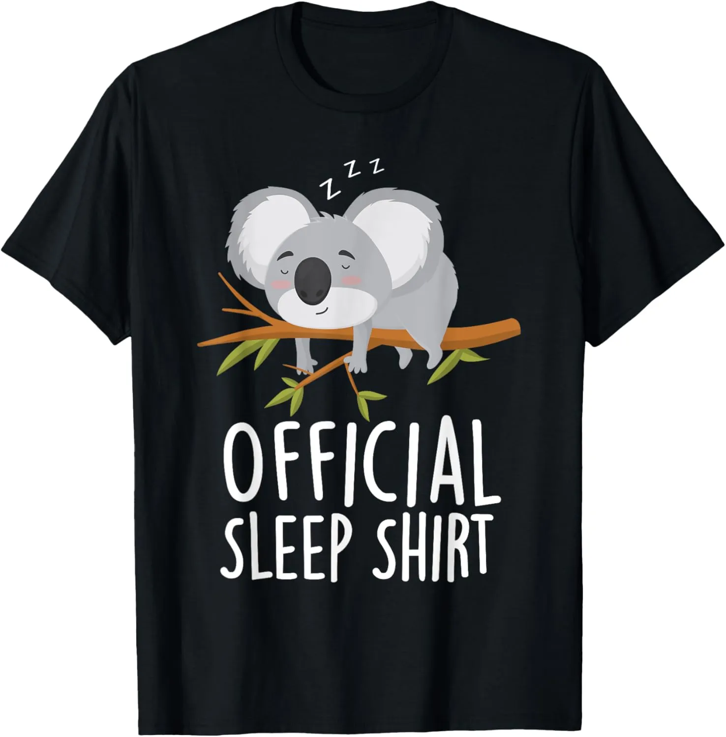 Official Sleep Shirt pajamas nightgown koala bear T-Shirt