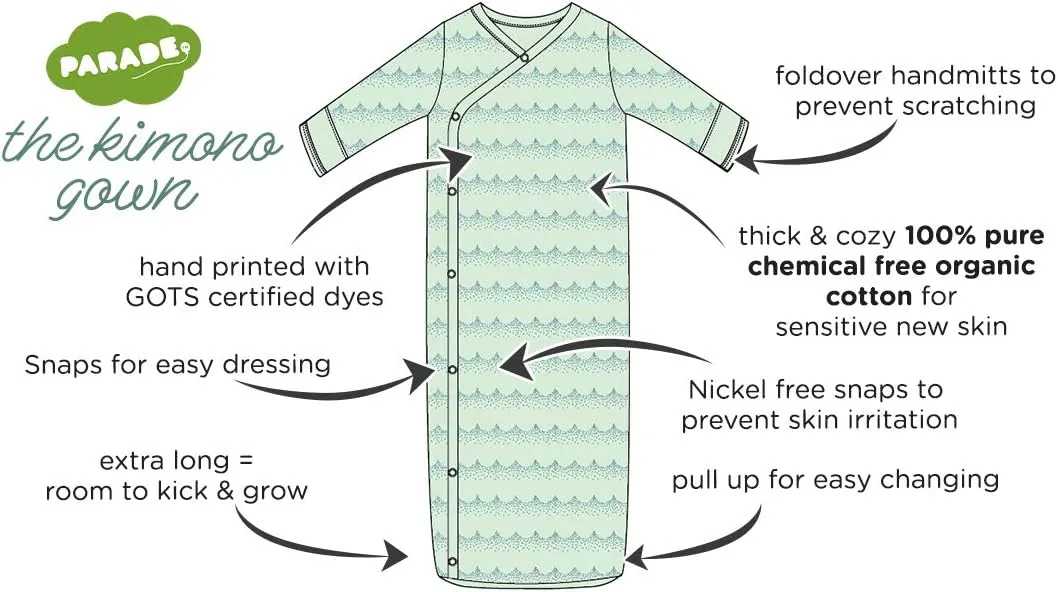 PARADE Organic Gowns - Signature Prints
