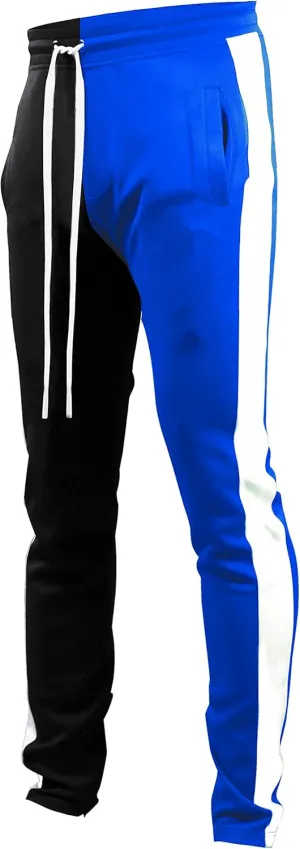 SCREENSHOT-Track Pants Basic Mens Premium Slim Fit Athletic Fitness Fashion Urban Lifestyle Streetwear Bottoms