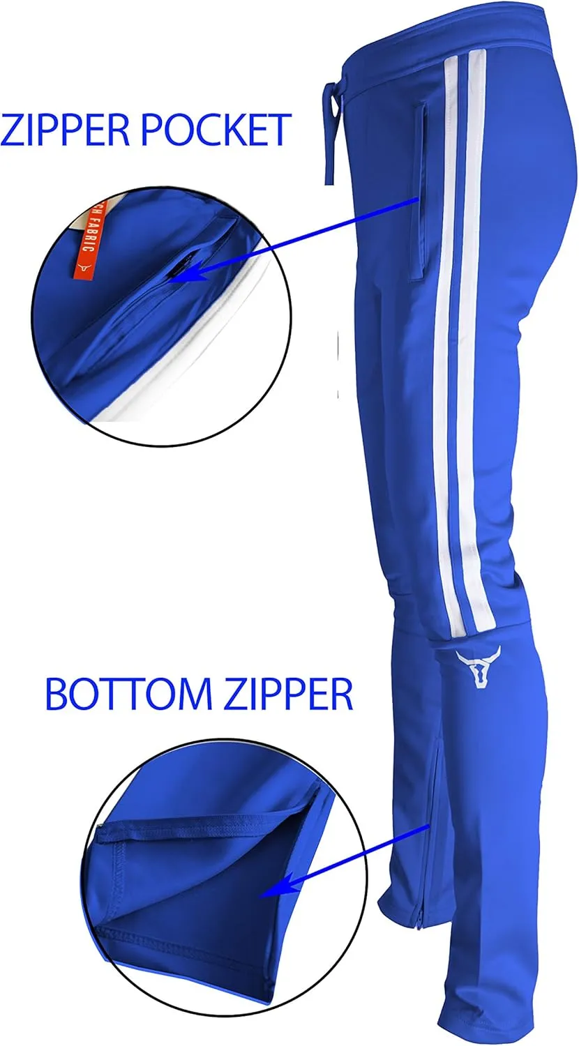 SCREENSHOT-Track Pants Basic Mens Premium Slim Fit Athletic Fitness Fashion Urban Lifestyle Streetwear Bottoms