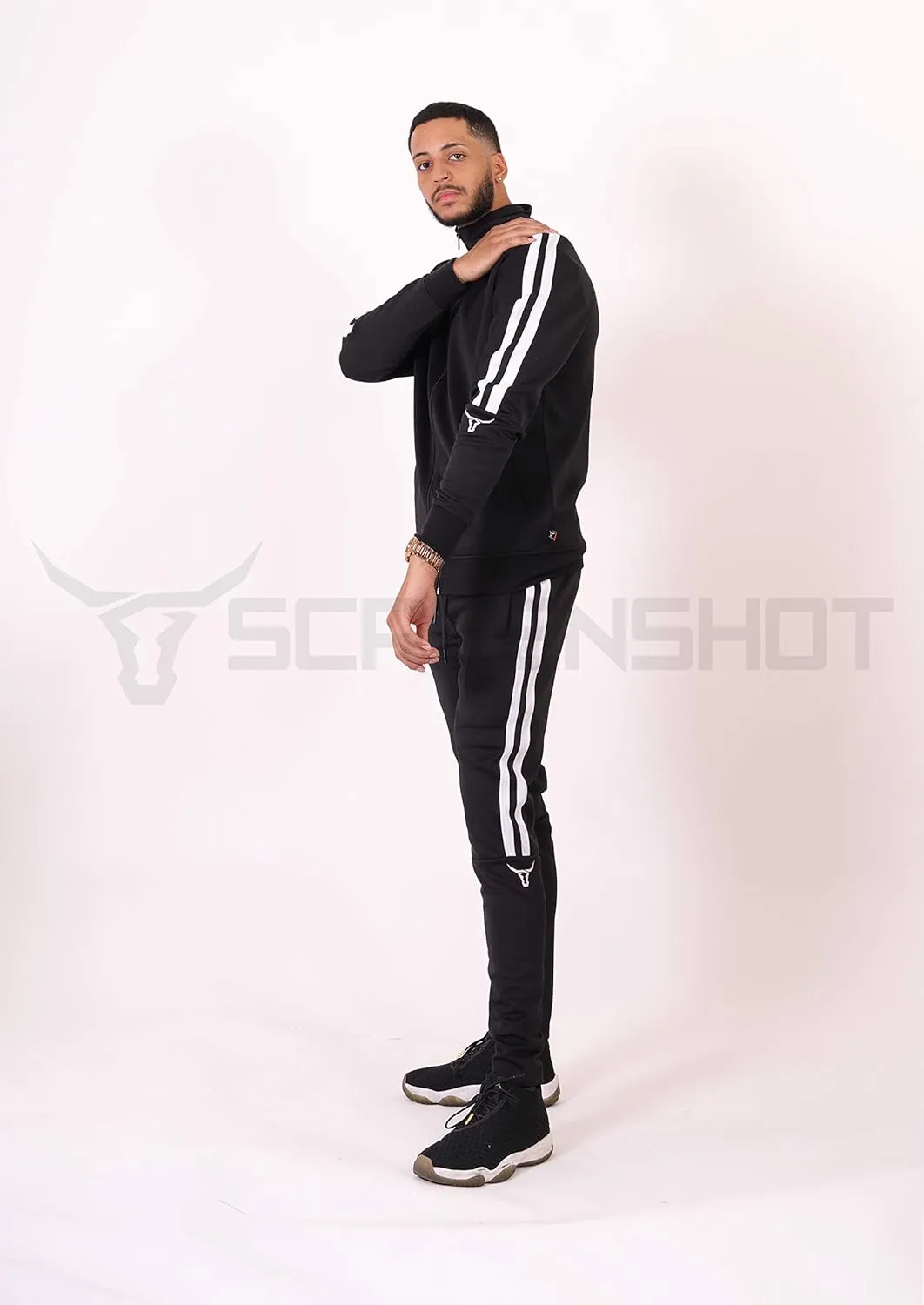 SCREENSHOT-Track Pants Basic Mens Premium Slim Fit Athletic Fitness Fashion Urban Lifestyle Streetwear Bottoms