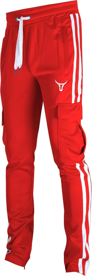 SCREENSHOT-Track Pants Basic Mens Premium Slim Fit Athletic Fitness Fashion Urban Lifestyle Streetwear Bottoms
