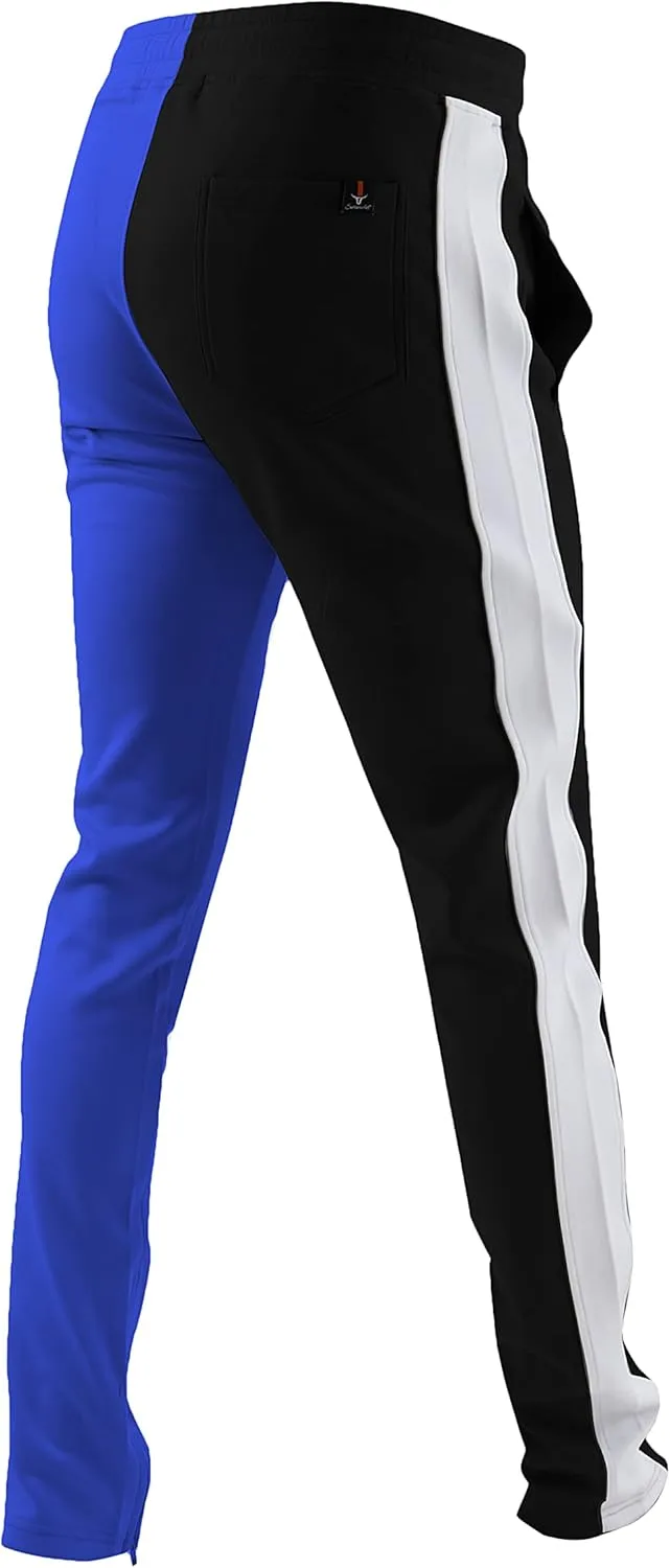 SCREENSHOT-Track Pants Basic Mens Premium Slim Fit Athletic Fitness Fashion Urban Lifestyle Streetwear Bottoms