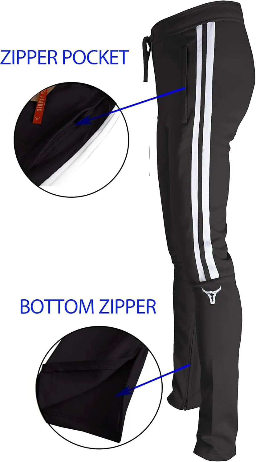 SCREENSHOT-Track Pants Basic Mens Premium Slim Fit Athletic Fitness Fashion Urban Lifestyle Streetwear Bottoms