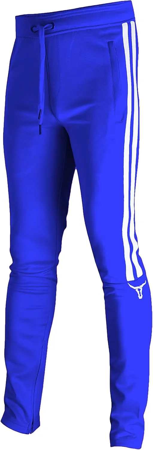 SCREENSHOT-Track Pants Basic Mens Premium Slim Fit Athletic Fitness Fashion Urban Lifestyle Streetwear Bottoms