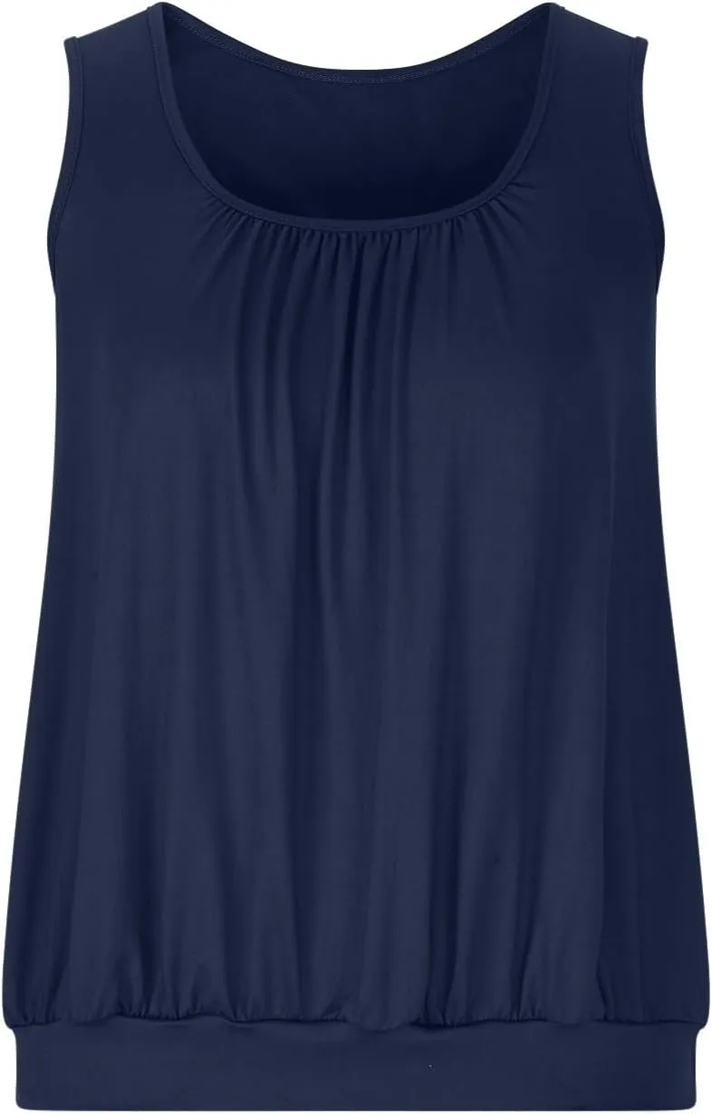 Spaghetti Strap Tank Top for Women Fashion Workout Tanks for Women Scoop Neck Athletic Sports Sleeve T-Shirts Tank