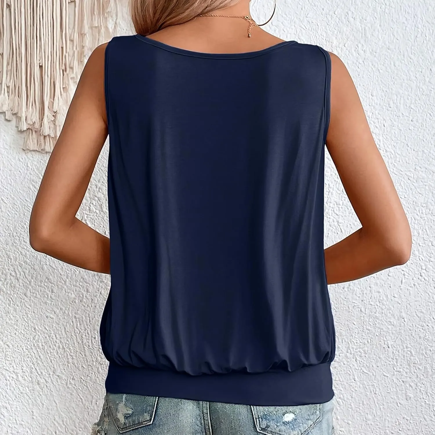 Spaghetti Strap Tank Top for Women Fashion Workout Tanks for Women Scoop Neck Athletic Sports Sleeve T-Shirts Tank
